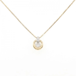 K18YG/PT900 Dây chuyền kim cương 0.22CT - Hàng hiệu Chính hãng