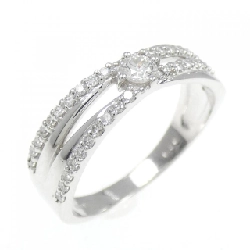 Nhẫn kim cương K18WG 0.30CT