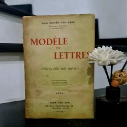 Sách Modele de Lettres ( Những kiểu mẫu thơ - từ )