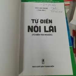 TỪ ĐIỂN NÓI LÁI - VÕ VĂN NINH 1021728