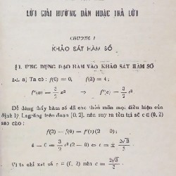 Bài tập Giải tích lớp 12 phổ thông xưa (Tập 1) 17844