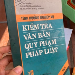 Sách Kiểm tra văn bản quy phạm pháp luật