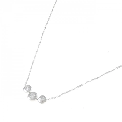 K18WG Dây chuyền kim cương 0.50CT - Hàng hiệu Chính hãng 866643