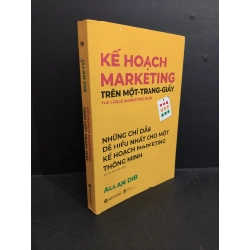 Kế hoạch marketing trên một trang giấy mới 90% ố bẩn nhẹ 2019 HCM0612 Allan Dib MARKETING KINH DOANH Oreka-Blogmeo