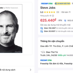 Steve Jobs: The Exclusive Biography - Walter Isaacson (sách ngoại văn)