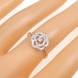 Nhẫn kim cương hoa K18WG 0.03CT - Hàng hiệu Authentic 854024