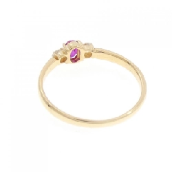 Nhẫn Ruby tổng hợp K18YG - Hàng hiệu Authentic 849644