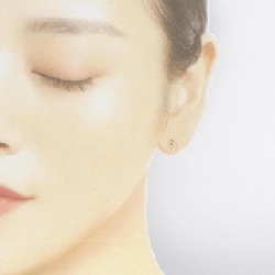 K18YG Bông tai kim cương 0.04CT - Hàng hiệu Chính hãng 870985