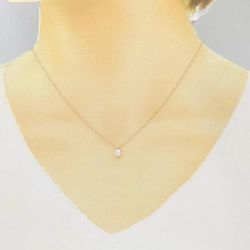 K18PG Dây chuyền kim cương 0.310CT G SI2 VG - Hàng hiệu Chính hãng 876068