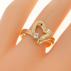 Nhẫn kim cương hình trái tim K18YG 0.08CT - Hàng hiệu Chính hãng 855330