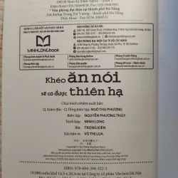 Sách Kỹ Năng - KHÉO ĂN NÓI SẼ CÓ ĐƯỢC THIÊN HẠ - TRÁC NHÃ 751844