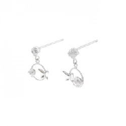 K14WG Bướm Cubic Bông Tai - Hàng hiệu Chính hãng 862966