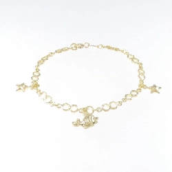 Vòng tay 750YG Fish x Star - Hàng hiệu Authentic 873582