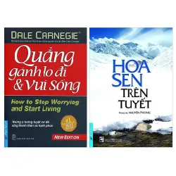 Sách - Combo 2 Cuốn: Hoa Sen Trên Tuyết + Quẳng Gánh Lo Đi & Vui Sống - Trí Việt - NENA2509 Blogmeo21025