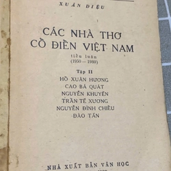 VĂN HỌC HIỆN ĐẠI VIỆT NAM XUÂN DIỆU  CÁC NHÀ THƠ CỔ ĐIỂN VIỆT NAM 545405