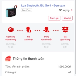 Loa JBL go 4, mới 99% 277122