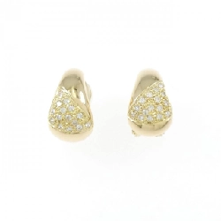 K18YG Bông tai kim cương - Hàng hiệu Chính hãng