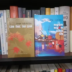 [2 cuốn] Cảm thức thời gian - Thơ (Phạm Thái Quỳnh) + Ngân ngấn phù sa - Thơ (Lưu T.Vương)