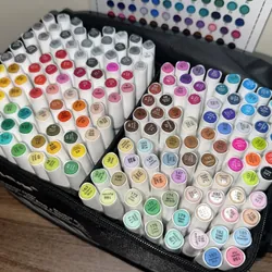 Bút marker hai đầu Ginflash 168 màu