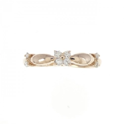 Nhẫn kim cương K18PG hoa 671062