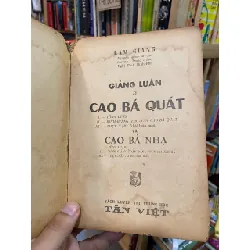 Giảng luận về Cao Bá Quát và Cao Bá Nhạ - Lam Giang 697943