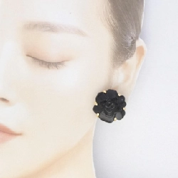 Bông tai Chanel Camellia Medium - Hàng hiệu Authentic 845773