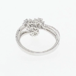 Nhẫn kim cương hoa K18WG 0.75CT - Hàng hiệu Authentic 854126