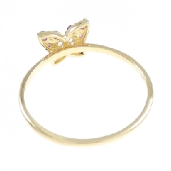 Nhẫn Garnet K18YG Bướm 673286