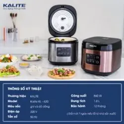 KALITE KL-620 – Nồi cơm điện đa năng tiết kiệm điện 754748