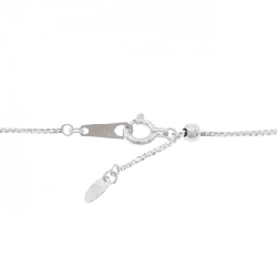 K18WG Hoa Tanzanite Dây Chuyền 3.20CT - Hàng hiệu Chính hãng 862377