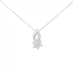 Dây chuyền kim cương hoa PT900 0.54CT - Hàng hiệu Authentic