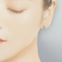 K18WG Bông tai kim cương 0.30CT - Hàng hiệu Chính hãng 866194