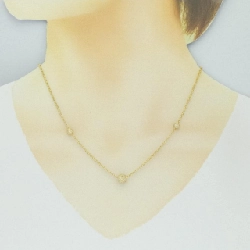 Dây chuyền kim cương 750YG 0.58CT - Hàng hiệu Chính hãng 860112