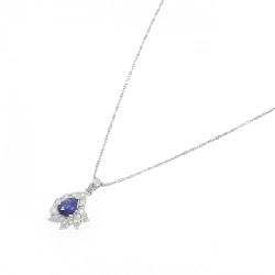 Dây chuyền Sapphire PT900/PT850 0.95CT - Hàng hiệu Chính hãng 858805