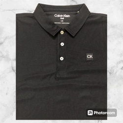 Áo thun polo nam hiệu CK, màu xanh navy, size L còn mới 201857