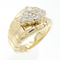 Nhẫn kim cương 750YG 0.71CT