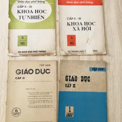 Lô 11 cuốn Tập san Giáo dục – Giáo dục phổ thông cấp 2, 3 (sách xưa) 929463
