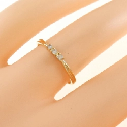 Nhẫn kim cương K18YG 0.05CT 672257