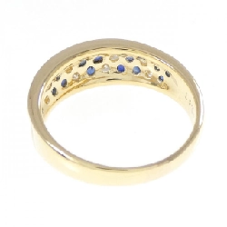 Nhẫn Sapphire K18YG 0.67CT - Hàng hiệu Chính hãng 851992