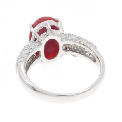 Nhẫn san hô PT900 4.57CT 670794