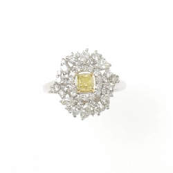 Nhẫn kim cương PT950/K18WG 0.313CT FY VS1 cắt Fancy - Hàng hiệu Authentic 839248