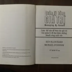 Quản lý bằng Giá trị-Ken Blanchard và Michael O'Connor.      1035302