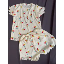 Set bộ thun mát cho bé gái 1-2t, <13kg, hàng may mẫu new mua 1 tặng 1 790724