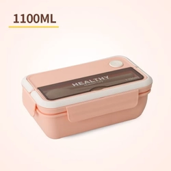 Hộp đựng cơm văn phòng HEALTHY 2 ngăn dung tích 1100ml