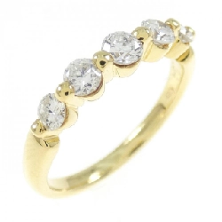 Nhẫn kim cương K18YG 0.54CT