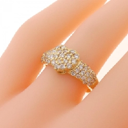 Nhẫn kim cương hình trái tim K18YG × Pave 0.70CT 667870