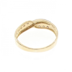 Nhẫn kim cương K18YG/PT900 0.07CT - Hàng hiệu Authentic 852311