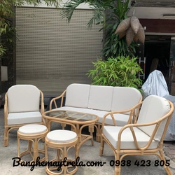 Bàn ghế sofa mây phòng khách hiện đại 505646