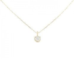 K18YG Dây chuyền kim cương 0.123CT - Hàng hiệu Authentic