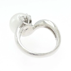 Nhẫn ngọc trai trắng K18WG 11.4mm - Hàng hiệu Authentic 853897